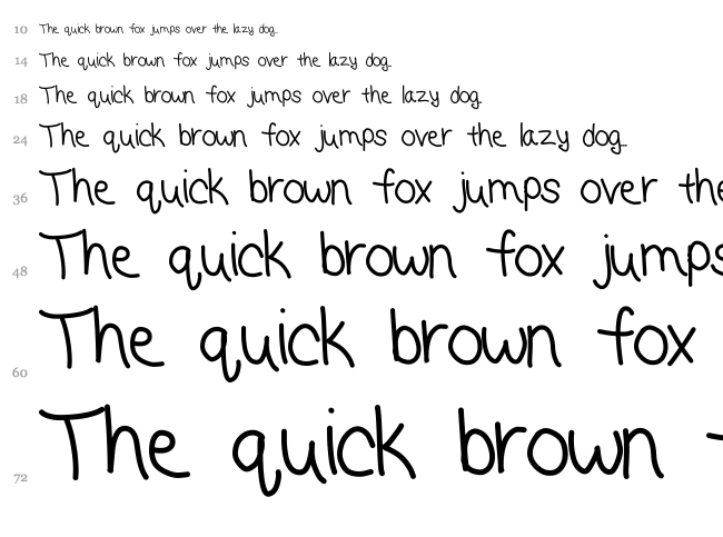 My dad drives me crazy font waterfall